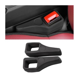 Sandfren Car Seat Gap Filler, 2PCS No Drop Bench Gap Organizer Between Seat and Console, Prevents Items from Falling Automotive Storage Accessories, Universal for Vehicles (Black)