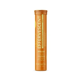 Primal Vitamin C 1000mg Orange Effervescent - Natural, Sugar-Free & No Artificial Sweeteners - 20 Vegan Tablets