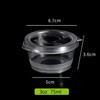 Sonile Round-shaped Disposable Sauce Cup Set - Various Sizes for