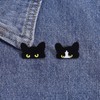 Cute Black Cat Enamel Brooch Creative Cartoon Animal Lapel Pin