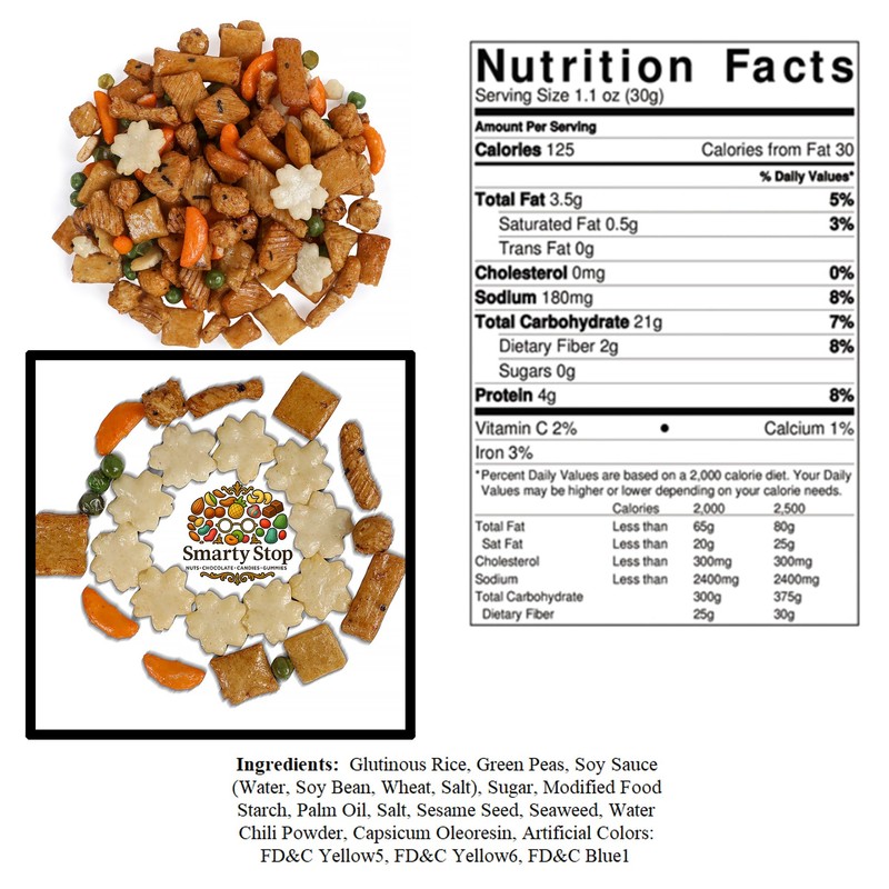 Smarty Stop Crunchy Oriental Rice Crackers (2 LB)