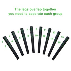 ZIWQPIHT 4 Pcs Plastic Raised Garden Beds with Legs，16 Gallon Outdoor Elevated Garden Planter Box，Perfect for Flowers, Vegetables, and Herbs