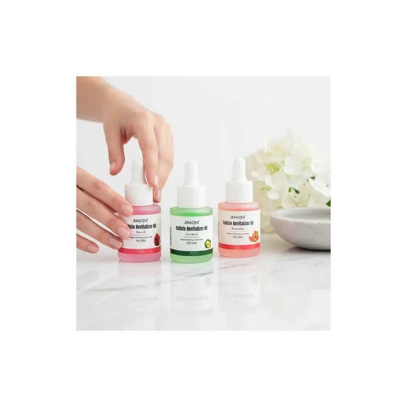 3 Pzas De Aceite Hidratante Para Cutículas Manicure Pedicure