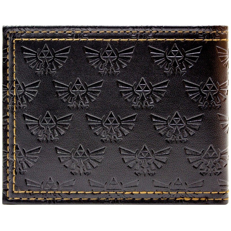 Link's Awakening Legend of Zelda Embossed Golden Triforce Artifact Wallet