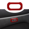 SUNBREATH Carbon Fiber Auto Seat Memory Button Panel Sticker Interior