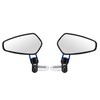 2pcs Motorcycle CNC Handle Aluminum Plane Rear View Side Mirror