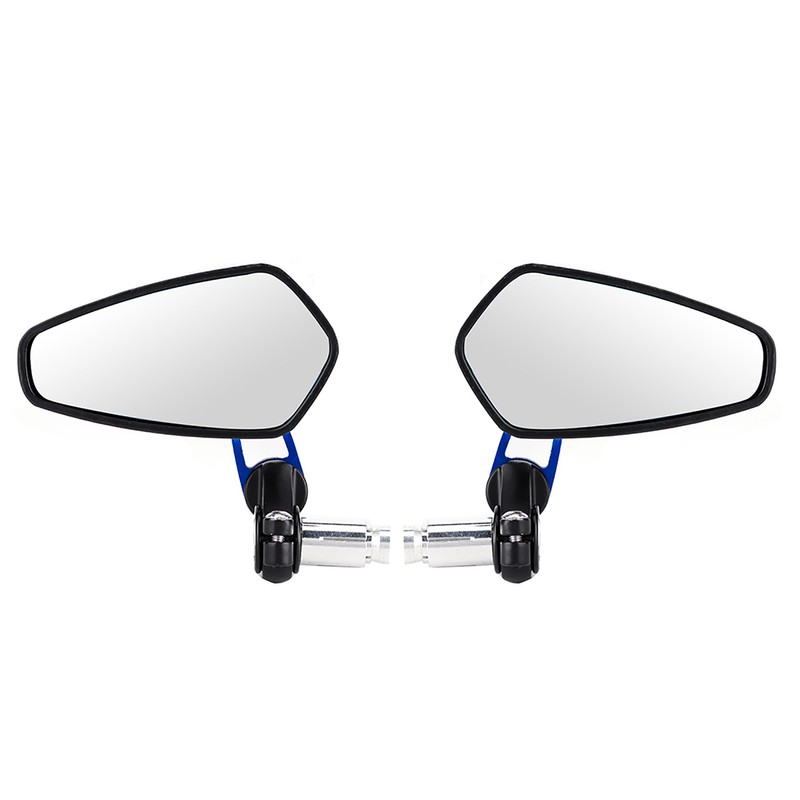 2pcs Motorcycle CNC Handle Aluminum Plane Rear View Side Mirror