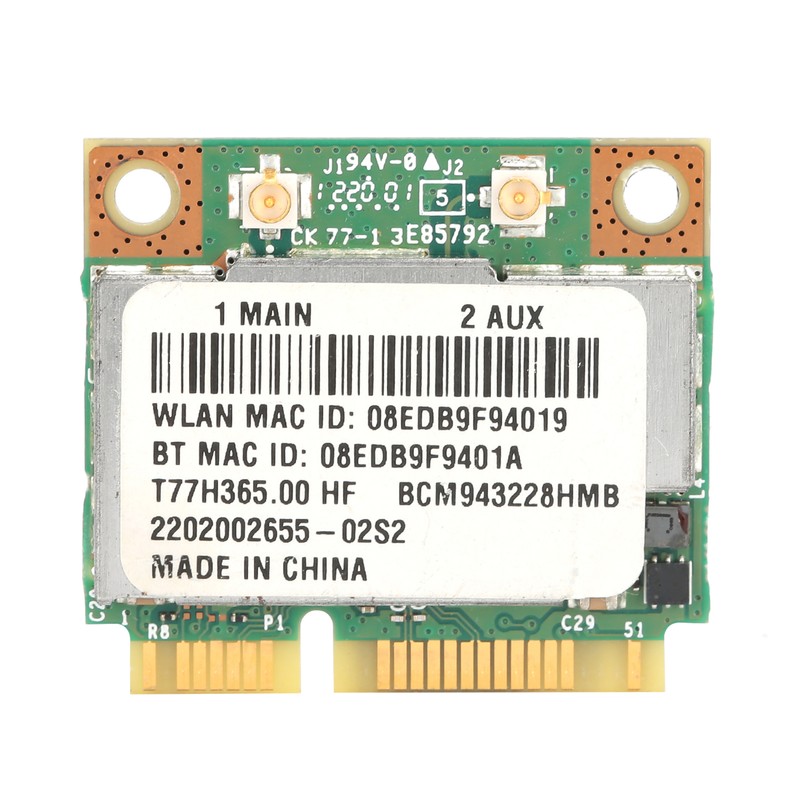 Wireless Network Card Bluetooth 4.0 Adapter BCM943228 T77H365.00 HF 300M