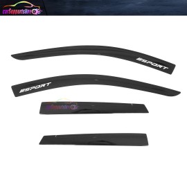 Unbranded Fit For 22-25 Hyundai Santa Cruz Window Visor Shade Guard Low Profile Style 4PCS