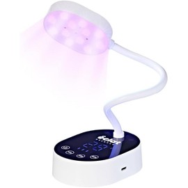 Eclat Flash Cure Lamp for Gel Nail Polish 36W Rechargeable LED Mini UV Light Cordless Dryer with 4 Mers and Automatic Sensor Portable Fast Curing for Home DIY Manicure Pedicure, Pink / 젤 네일 폴리쉬용 에클랫 플래시 큐어 램프 36W 충전식 LED 미니 UV 라이트 4 머 및 자동 센서가 장착된 무선 드라이어 가정용 DIY 매니큐어 페디큐어용 휴대용 고속 경화, Pink