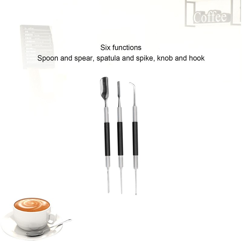 Coffee Latte Needle, 3 Pcs/Set Latte Art Pen Washable for