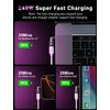 VAFOTON 240W USB C Magnet Adapter, 9-Pin Magnetischer Adapter (3