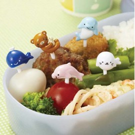 Torune P-3545 Dolphin and Sea Friends Picks, 8 Pieces