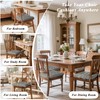 FlyGulls Chair Cushions for Dining Chairs Set of 4 Durable