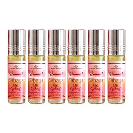 Al-Rehab Sabaya Concentrated Perfume Rollerball For Unisex, 6 Ml/0.20 Oz (Pack Of 6)