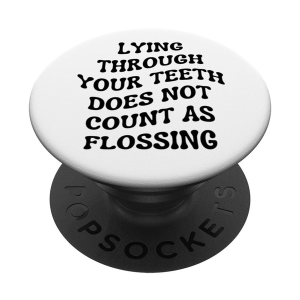 Funny Flossing Dental Hygiene Dental Assistant Dentist Oral PopSockets Standard