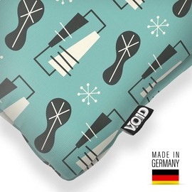 VOID Artwork Retro Decorative Design Cushion Cover Sofa Cushion Decorative Outdoor Cushion Cushion Size: 40 x 40 cm