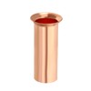 PATIKIL 7/8" (22mm) OD Copper Flare Tube Fitting, Straight Copper