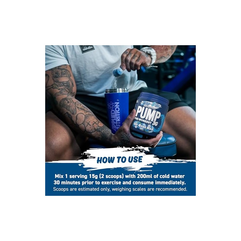 Applied Nutrition Pump Zero Pre Workout - Zero Stim, Caffeine