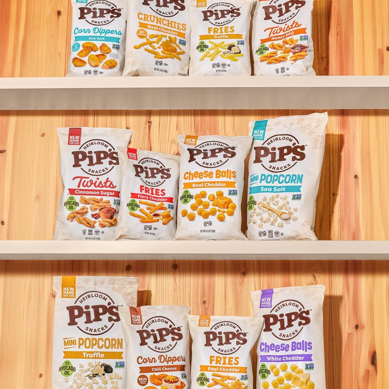 Mini Heirloom Popcorn by Heirloom Pip's Snacks - Sea Salt,1oz