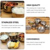 LHYSMYX Outdoor Stainless Steel Camping Cookware Set Portable Bowl Barbecue