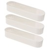 Beavorty 3sets Cotton Pad Holder Cotton Swab Box Small Swab