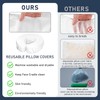 24 Pcs Face Cradle Covers for Massage Table Microfiber Soft