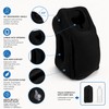 Inflatable Travel Pillow for Neck Support – 45° Headrest Cushion