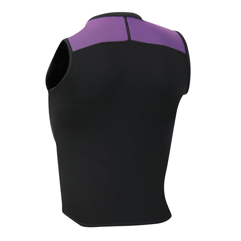 Lemorecn Wetsuit Top for Men Women,3mm Sleeveless Front Zip Neoprene