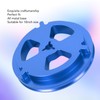 1 Pair 1/4 Inch NAB Hub Optical Shaft Adapter Aluminum