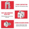 Racewill 24PCS Standing Seam Roof Clamps, Metal Roof Fixing Clamps,