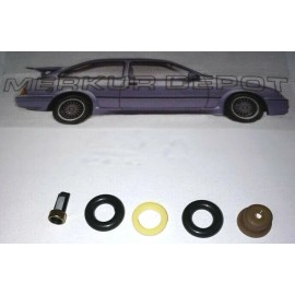 Ford  NEW Ford 2.3 Turbo 5.0 Fuel Injector Rebuild Kit Seals Filter Merkur Mustang