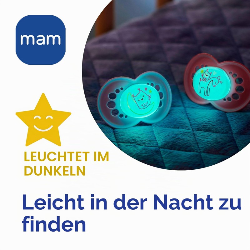 MAM Original Night Dummy for 16+ Months (Set of 2)