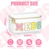 BuyCard Medicines Chenille Letter Bag Nylon Meds Makeup Pouch Preppy