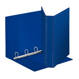 Esselte Folder with Display Made of PP Adjustable (3 Pockets) Rings 4-30 - D - Format Maxi - Blue - 394756500
