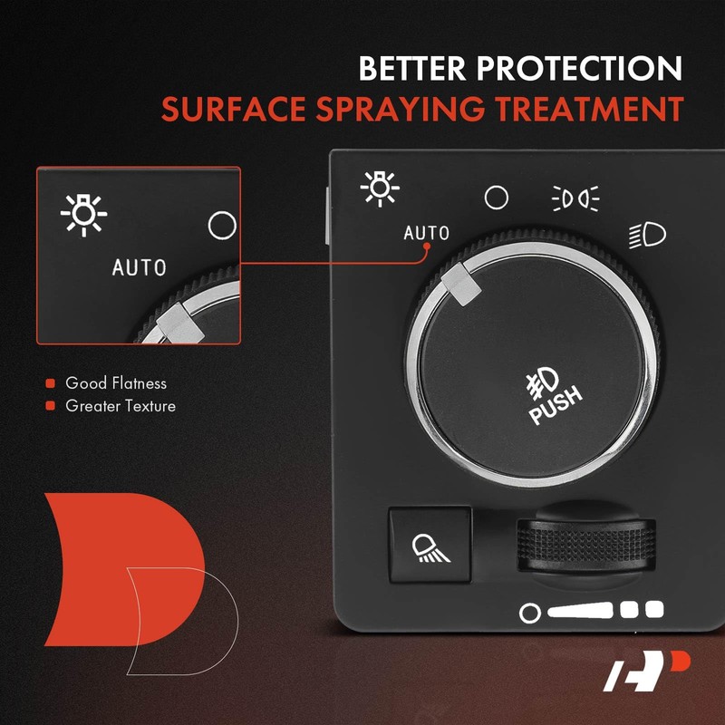 A-Premium Headlight Switch Instrument Panel Headlamp Dimmer Switch Compatible with