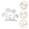 Hohopeti Multi Use Beach Coconut Tree Metal Cutting Die Mold