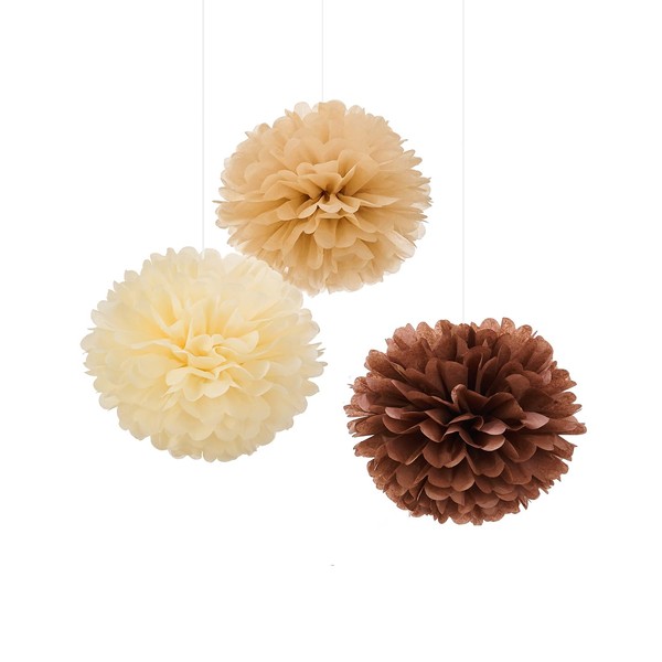 WEVEN Tissue Pom Poms Tissue Paper Flowers Tissue Fluff Balls