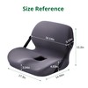 FuturaLoom One-Piece Memory Foam Seat & Back Cushion - Lumbar