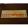 IN-N-OUT BURGER BUMPER STICKER AND EMPLOYEE HAT. NEW