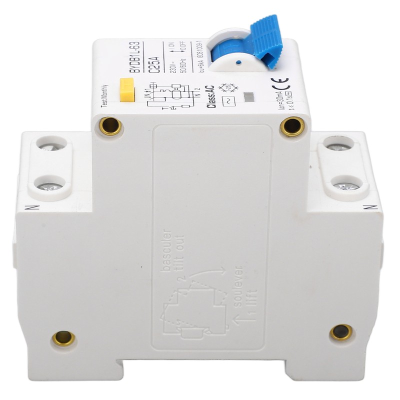 Circuit Breaker Leakage Protection Pa66 Sensitive Response 1P+N Circuit Breaker