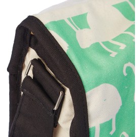 Le Jardin du Lin Digital Printed Messenger School Bags with Black Strap for Girls and Boys, Back to School, Messenger Bags for Students, Shoulder Bags, Size: 29 x 36 cm