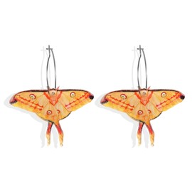 14k Gold-Plated Earrings Ball U Shape Pin Hoop Earrings Chunky Hoop Earrings Paperclip Convertible Link Chain Earring Drop Dangle Earrings for Women