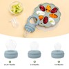 Olabocio Baby Fruit Feeder with Mini Freezer Tray, 2 Pack