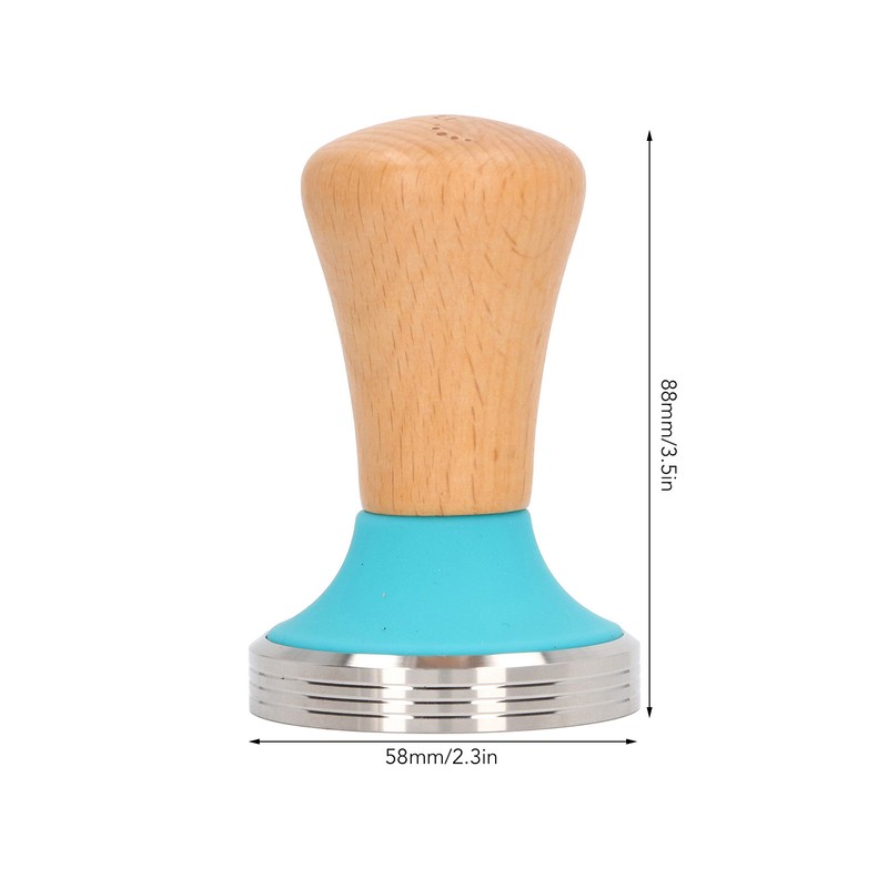 Wooden Coffee Tamper Food Grade Rustproof Easy To Clean Heavy