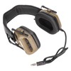 Military Headphone Retractable Foldable Hunting Headphone with Microphone for 20.5in~25.2in