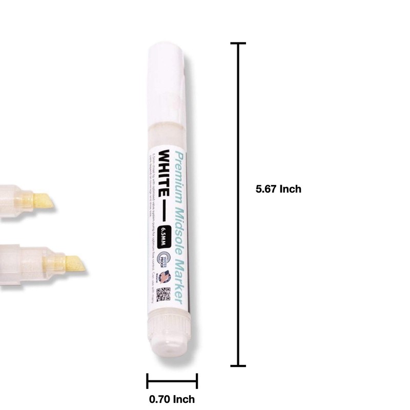 Wilkins Premium Midsole Marker Custom Paint for Leather/Suede/Fabric/Soft Foam for