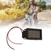 YB28VTM LED Digital Voltmeter Low Power Alarm Battery Indicator Thermometer