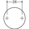 vasalat HEWI Wall Hooks Depth 30 mm Set of 3