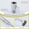 Aomasi Water Flow Control Valve, Solid Brass Shower Head Flow
